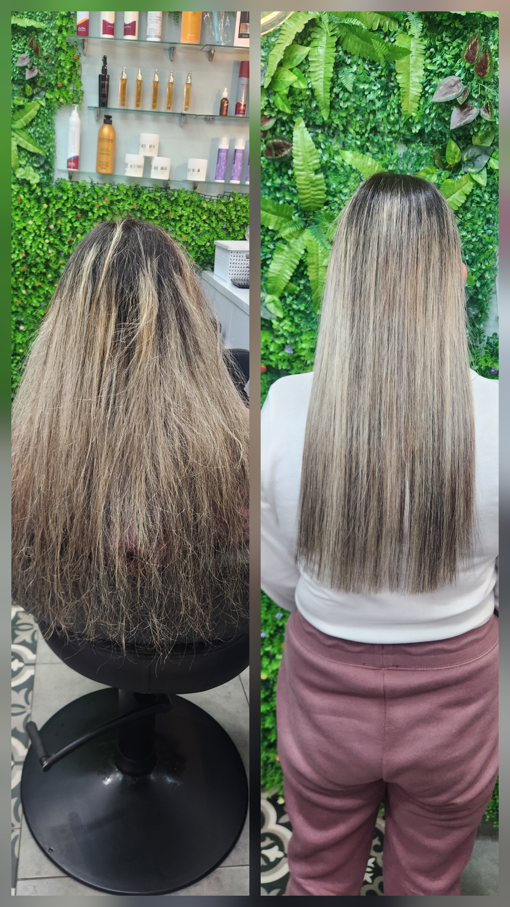 שיער לפני ואחרי